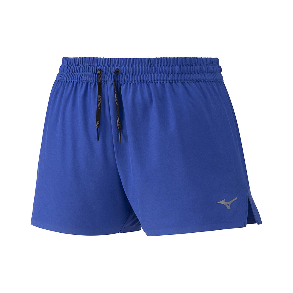 Womens Mizuno Aero 2.5 Running Shorts Blue Philippines (EKFXRV198)